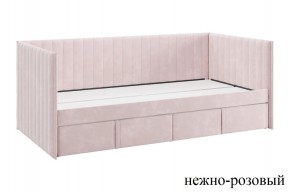 ТВИКС Кровать (софа) с ящиками 900 (нежно-розовый) в Кудымкаре - kudymkar.ok-mebel.com | фото