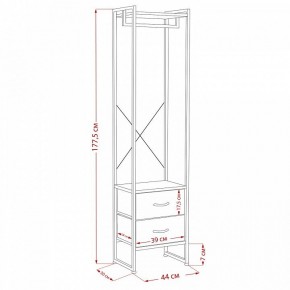 Вешалка гардеробная Ноа в Кудымкаре - kudymkar.ok-mebel.com | фото 11