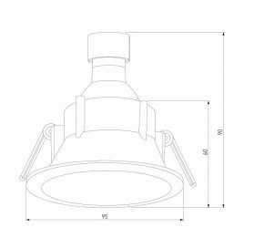 Встраиваемый светильник Elektrostandard Side 25059/01 в Кудымкаре - kudymkar.ok-mebel.com | фото 6