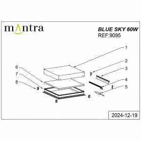 Встраиваемый светильник Mantra Blue Sky 9095 в Кудымкаре - kudymkar.ok-mebel.com | фото 5
