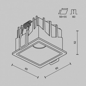 Встраиваемый светильник Maytoni Alfa LED DL043-01-10W3K-SQ-W-1 в Кудымкаре - kudymkar.ok-mebel.com | фото 8