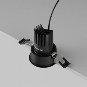 Встраиваемый светильник Maytoni Dip DL115-10W-2.7K-B в Кудымкаре - kudymkar.ok-mebel.com | фото 6