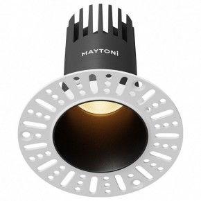 Встраиваемый светильник Maytoni Dip DL120-10W-2.7K-TRS-B в Кудымкаре - kudymkar.ok-mebel.com | фото