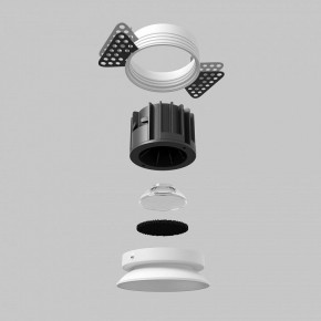 Встраиваемый светильник Maytoni Round DL058-12W2.7K-TRS-W в Кудымкаре - kudymkar.ok-mebel.com | фото 5