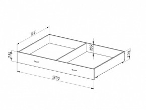 Ящик для металлических кроватей 120*190 (Венге) в Кудымкаре - kudymkar.ok-mebel.com | фото 2