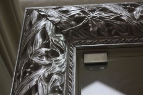 Зеркало большое Тиффани Premium черная/серебро (ТФ/02(П) в Кудымкаре - kudymkar.ok-mebel.com | фото 4