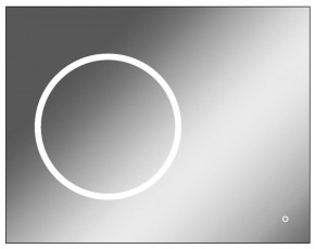 Зеркало Eclipse 90 black с подсветкой Sansa (SE1031Z) в Кудымкаре - kudymkar.ok-mebel.com | фото