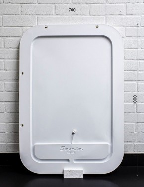 Зеркало Elis 100 white с подсветкой Sansa (SEe1045Z) в Кудымкаре - kudymkar.ok-mebel.com | фото 5