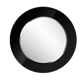 Зеркало круглое черный (РМ/02) в Кудымкаре - kudymkar.ok-mebel.com | фото