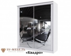 Зеркало «Квадро» (на одну створку) для Шкафа-купе №19 Серия 3 (1700) в Кудымкаре - kudymkar.ok-mebel.com | фото