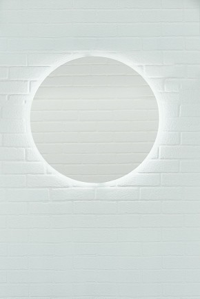 Зеркало Moon 72 white с подсветкой Sansa (SMo1046Z) в Кудымкаре - kudymkar.ok-mebel.com | фото 3