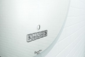 Зеркало Moon 72 white с подсветкой Sansa (SMo1046Z) в Кудымкаре - kudymkar.ok-mebel.com | фото 4