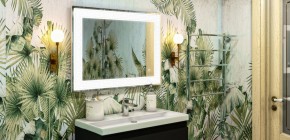 Зеркало Рим 832х612 с подсветкой Домино (GL7025Z) в Кудымкаре - kudymkar.ok-mebel.com | фото 7
